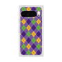プレミアムスクエアケース［ Argyle - Purple ］