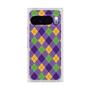 プレミアムスクエアケース［ Argyle - Purple ］
