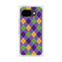 プレミアムスクエアケース［ Argyle - Purple ］
