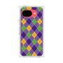 プレミアムスクエアケース［ Argyle - Purple ］