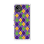 プレミアムスクエアケース［ Argyle - Purple ］
