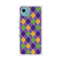 プレミアムスクエアケース［ Argyle - Purple ］