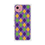 プレミアムスクエアケース［ Argyle - Purple ］