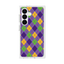 プレミアムスクエアケース［ Argyle - Purple ］