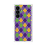 プレミアムスクエアケース［ Argyle - Purple ］