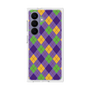 プレミアムスクエアケース［ Argyle - Purple ］