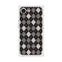 プレミアムスクエアケース［ Argyle - Black ］