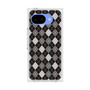 プレミアムスクエアケース［ Argyle - Black ］