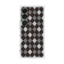 プレミアムスクエアケース［ Argyle - Black ］