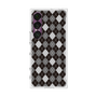 プレミアムスクエアケース［ Argyle - Black ］