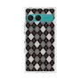 プレミアムスクエアケース［ Argyle - Black ］