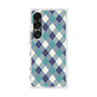 プレミアムスクエアケース［ Argyle - Blue ］