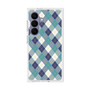 プレミアムスクエアケース［ Argyle - Blue ］