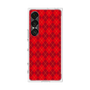 プレミアムスクエアケース［ Argyle - Red ］