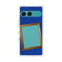プレミアムスクエアケース［ Photo Frame - Blue ］