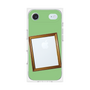 プレミアムスクエアケース［ Photo Frame - Light Green ］