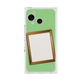プレミアムスクエアケース［ Photo Frame - Light Green ］