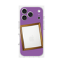 プレミアムスクエアケース［ Photo Frame - Purple ］