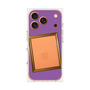 プレミアムスクエアケース［ Photo Frame - Purple ］