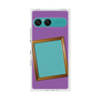 プレミアムスクエアケース［ Photo Frame - Purple ］