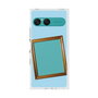 プレミアムスクエアケース［ Photo Frame - Light Blue ］