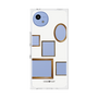 プレミアムスクエアケース［ Photo Frames - White ］