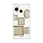 プレミアムスクエアケース［ Photo Frames - White ］