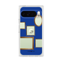 プレミアムスクエアケース［ Photo Frames - Blue ］