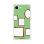 プレミアムスクエアケース［ Photo Frames - Light Green ］