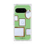 プレミアムスクエアケース［ Photo Frames - Light Green ］