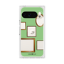 プレミアムスクエアケース［ Photo Frames - Light Green ］