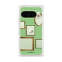 プレミアムスクエアケース［ Photo Frames - Light Green ］