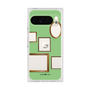 プレミアムスクエアケース［ Photo Frames - Light Green ］