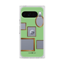 プレミアムスクエアケース［ Photo Frames - Light Green ］