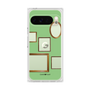 プレミアムスクエアケース［ Photo Frames - Light Green ］