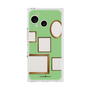 プレミアムスクエアケース［ Photo Frames - Light Green ］
