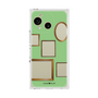 プレミアムスクエアケース［ Photo Frames - Light Green ］