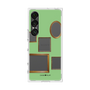 プレミアムスクエアケース［ Photo Frames - Light Green ］