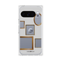 プレミアムスクエアケース［ Photo Frames - Light Gray ］