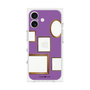 プレミアムスクエアケース［ Photo Frames - Purple ］