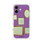 プレミアムスクエアケース［ Photo Frames - Purple ］