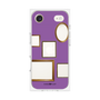 プレミアムスクエアケース［ Photo Frames - Purple ］