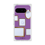 プレミアムスクエアケース［ Photo Frames - Purple ］