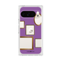 プレミアムスクエアケース［ Photo Frames - Purple ］