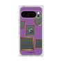 プレミアムスクエアケース［ Photo Frames - Purple ］