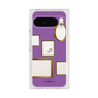 プレミアムスクエアケース［ Photo Frames - Purple ］