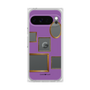 プレミアムスクエアケース［ Photo Frames - Purple ］
