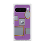 プレミアムスクエアケース［ Photo Frames - Purple ］