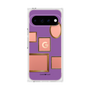プレミアムスクエアケース［ Photo Frames - Purple ］