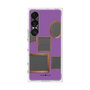 プレミアムスクエアケース［ Photo Frames - Purple ］